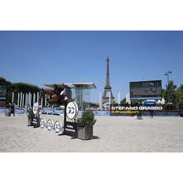 LGCT of Paris Eiffel - Class 9 - Laura Kraut (USA) on Whitney - Paris Eiffel, Champ de Mars, 6 July 2018 - ph.Stefano Grasso/LGCT