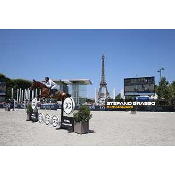 LGCT of Paris Eiffel - Class 9 - Philippe Rozier (FRA) on Reveur de Kergane - Paris Eiffel, Champ de Mars, 6 July 2018 - ph.Stefano Grasso/LGCT