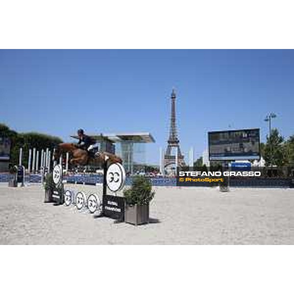 LGCT of Paris Eiffel - Class 9 - Ben Maher (GBR) on Don Vito - Paris Eiffel, Champ de Mars, 6 July 2018 - ph.Stefano Grasso/LGCT