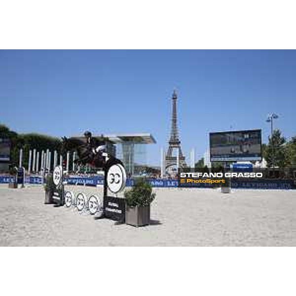 LGCT of Paris Eiffel - Class 9 - Jerome Guery (BEL) on Kel\'Star du Vingt Ponts - Paris Eiffel, Champ de Mars, 6 July 2018 - ph.Stefano Grasso/LGCT