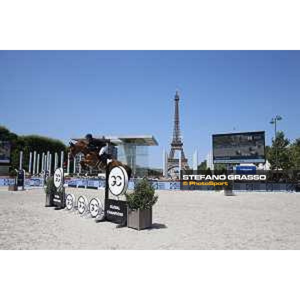 LGCT of Paris Eiffel - Class 9 - Kevin Staut (FRA) on Ayade e Septon et HDC - Paris Eiffel, Champ de Mars, 6 July 2018 - ph.Stefano Grasso/LGCT