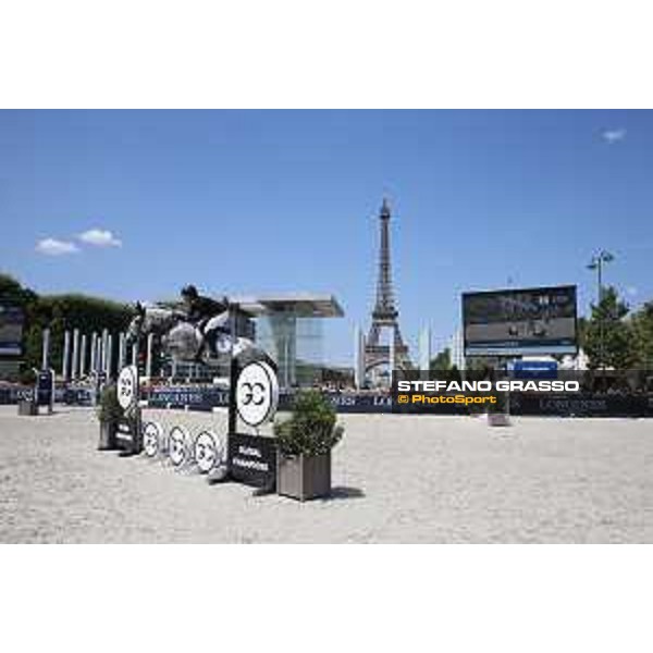 LGCT of Paris Eiffel - Class 9 - Elizabeth Madden (USA) on Con Taggio - Paris Eiffel, Champ de Mars, 6 July 2018 - ph.Stefano Grasso/LGCT