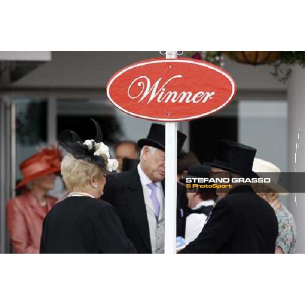 the winner enclosure at Epsom Epsom, 7th june 2008 ph. Stefano Grasso