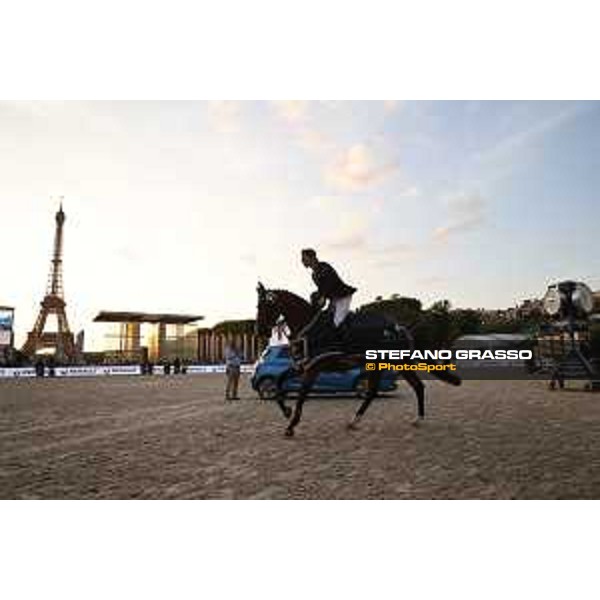 LGCT of Paris Eiffel - Class 6 - Prize giving ceremony - Henrik von Eckermann (SWE) on Flotte Deern 5 - Paris Eiffel, Champ de Mars, 5 July 2018 - ph.Stefano Grasso/LGCT