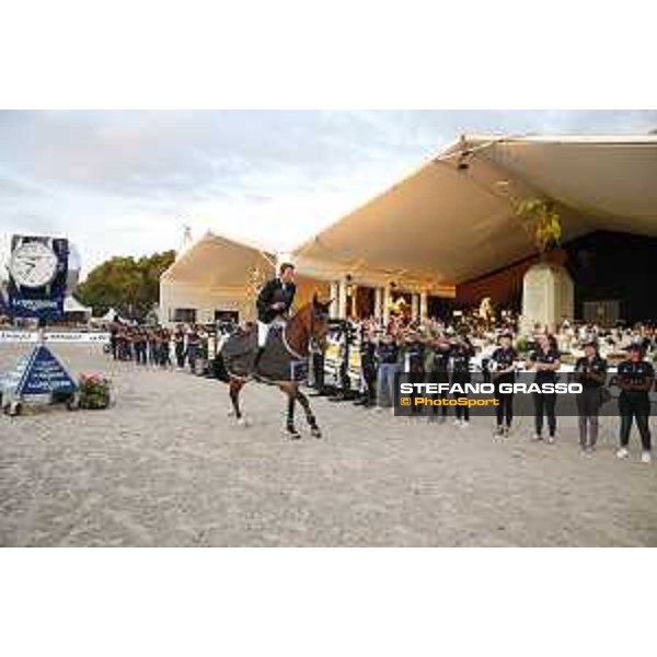 LGCT of Paris Eiffel - Class 6 - Prize giving ceremony - Henrik von Eckermann (SWE) on Flotte Deern 5 - Paris Eiffel, Champ de Mars, 5 July 2018 - ph.Stefano Grasso/LGCT