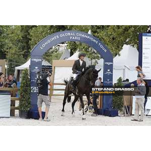 LGCT of Paris Eiffel - Class 6 -Simon Delestre (FRA) on Chadino - Paris Eiffel, Champ de Mars, 5 July 2018 - ph.Stefano Grasso/LGCT