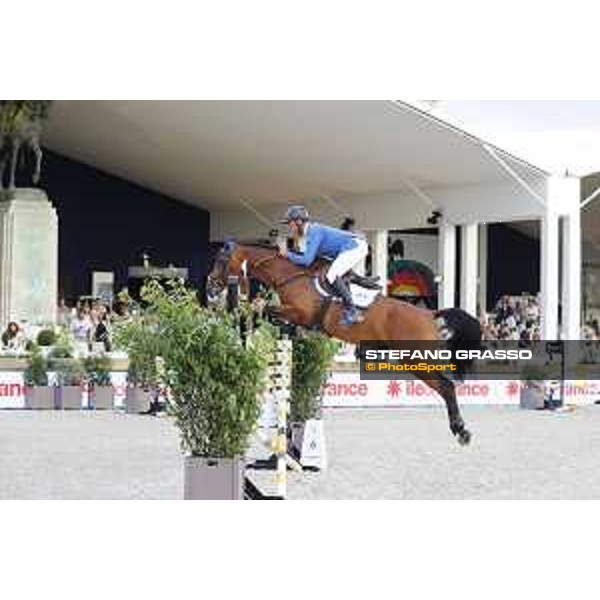 LGCT of Paris Eiffel - Class 6 - Christian Ahlmann (GER) on Atomic Z - Paris Eiffel, Champ de Mars, 5 July 2018 - ph.Stefano Grasso/LGCT