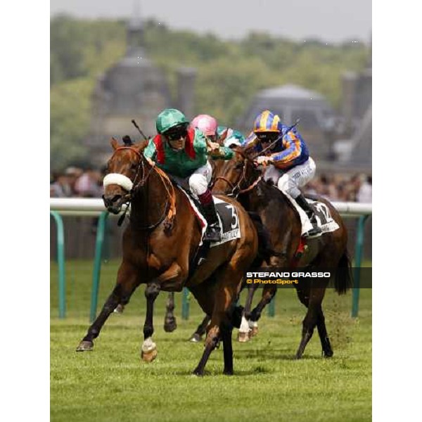Christophe Soumillon on Zarkava wins the Prix de Diane Chantilly, 8th june 2008 ph. Stefano Grasso
