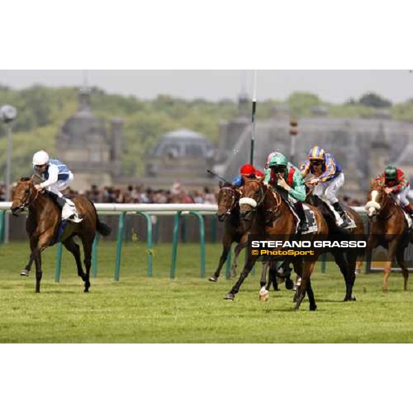 Christophe Soumillon on Zarkava wins the Prix de Diane Chantilly, 8th june 2008 ph. Stefano Grasso