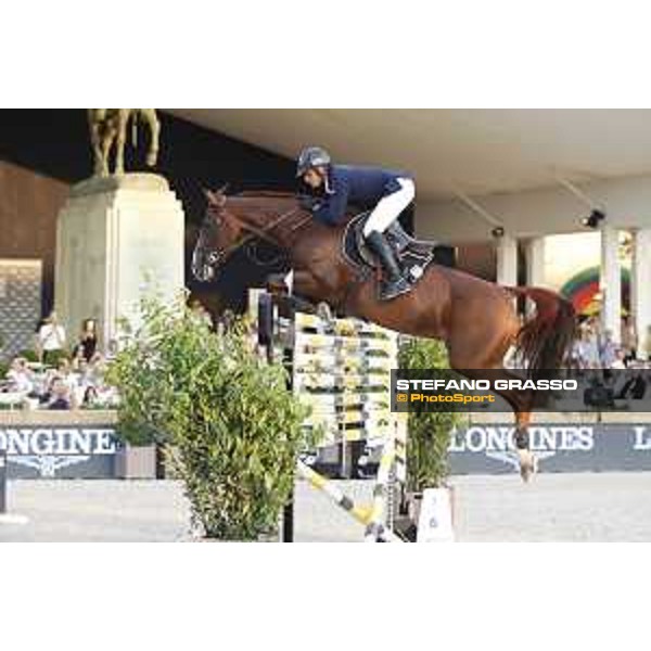 LGCT of Paris Eiffel - Class 6 - Julien Epaillard (FRA) on Virtuose Champeix - Paris Eiffel, Champ de Mars, 5 July 2018 - ph.Stefano Grasso/LGCT