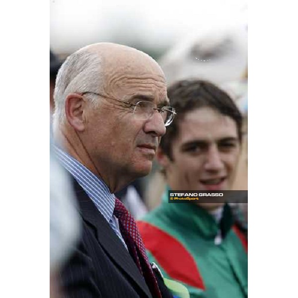 Alain de Royer Dupre and Christophe Soumillon after winning the Prix de Diane Chantilly, 8th june 2008 ph. Stefano Grasso