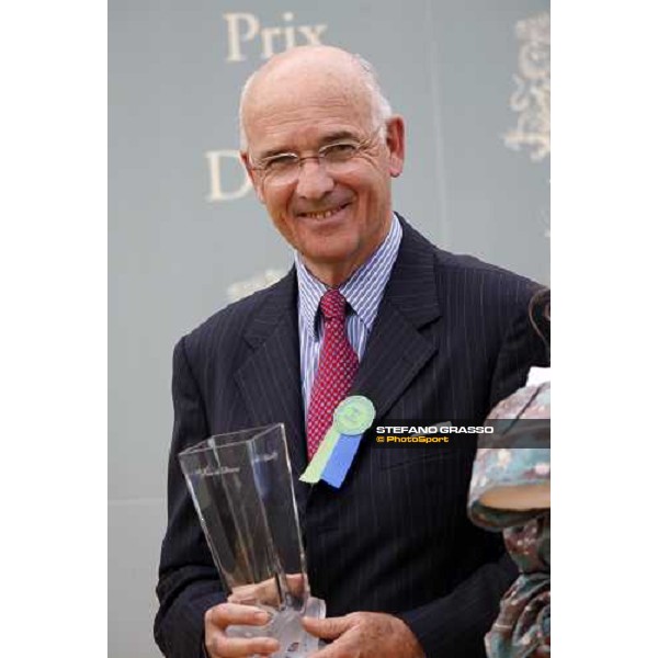 Alain de Royer Dupre after winning the Prix de Diane Chantilly, 8th june 2008 ph. Stefano Grasso