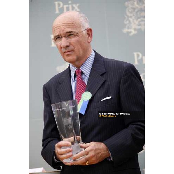 Alain de Royer Dupre after winning the Prix de Diane Chantilly, 8th june 2008 ph. Stefano Grasso