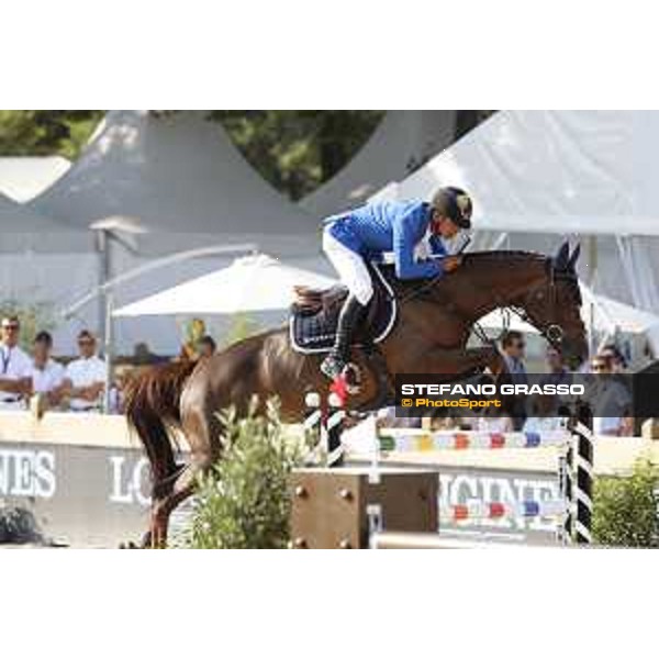 LGCT of Paris Eiffel - Class 11 - Carlos Enrique Lopez Lizarazo (COL) on Ulhane de Conde - Paris Eiffel, Champ de Mars, 6 July 2018 - ph.Stefano Grasso/LGCT