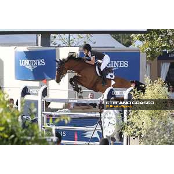 LGCT of Paris Eiffel - Class 11 - Jessica Springsteen (USA) on RMF Zecilie - Paris Eiffel, Champ de Mars, 6 July 2018 - ph.Stefano Grasso/LGCT