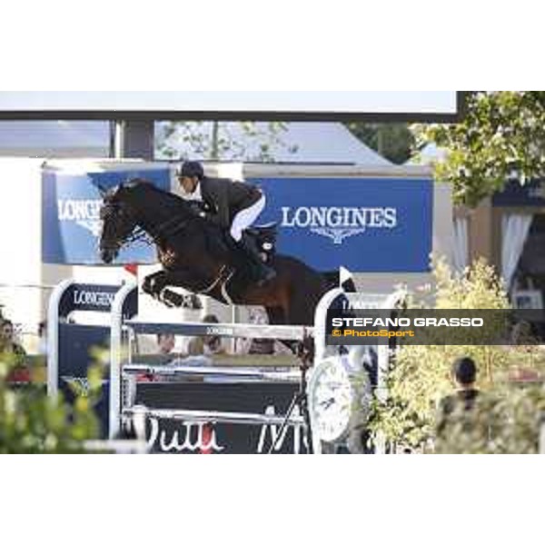 LGCT of Paris Eiffel - Class 11 - Simon Delestre (FRA) on Chadino - Paris Eiffel, Champ de Mars, 6 July 2018 - ph.Stefano Grasso/LGCT