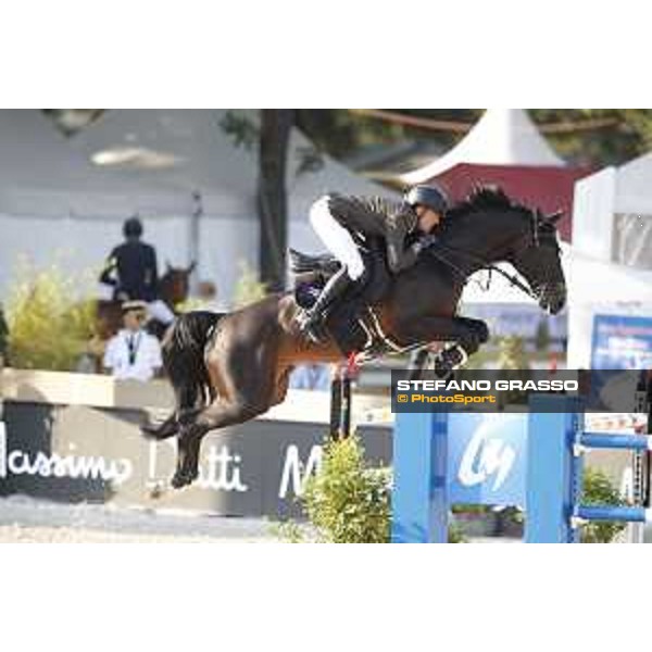 LGCT of Paris Eiffel - Class 11 - Simon Delestre (FRA) on Chadino - Paris Eiffel, Champ de Mars, 6 July 2018 - ph.Stefano Grasso/LGCT