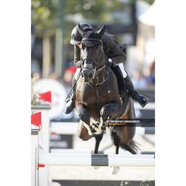 LGCT of Paris Eiffel - Class 11 - Simon Delestre (FRA) on Chadino - Paris Eiffel, Champ de Mars, 6 July 2018 - ph.Stefano Grasso/LGCT