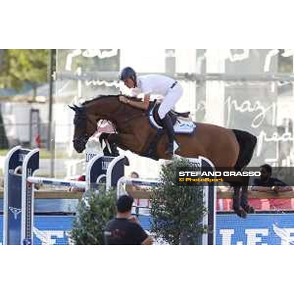 LGCT of Paris Eiffel - Class 11 - Christian Ahlmann (GER) on Ailina 6 - Paris Eiffel, Champ de Mars, 6 July 2018 - ph.Stefano Grasso/LGCT