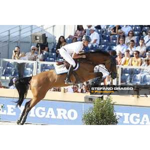 LGCT of Paris Eiffel - Class 11 - Christian Ahlmann (GER) on Ailina 6 - Paris Eiffel, Champ de Mars, 6 July 2018 - ph.Stefano Grasso/LGCT