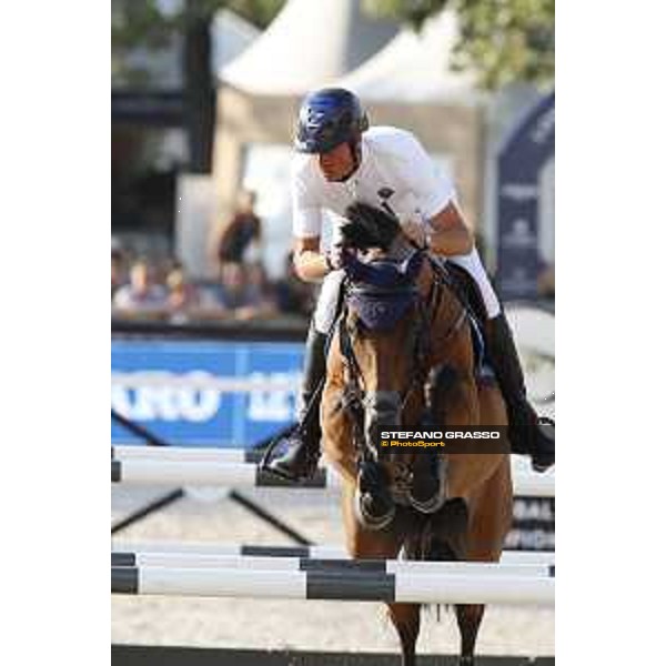 LGCT of Paris Eiffel - Class 11 - Christian Ahlmann (GER) on Ailina 6 - Paris Eiffel, Champ de Mars, 6 July 2018 - ph.Stefano Grasso/LGCT