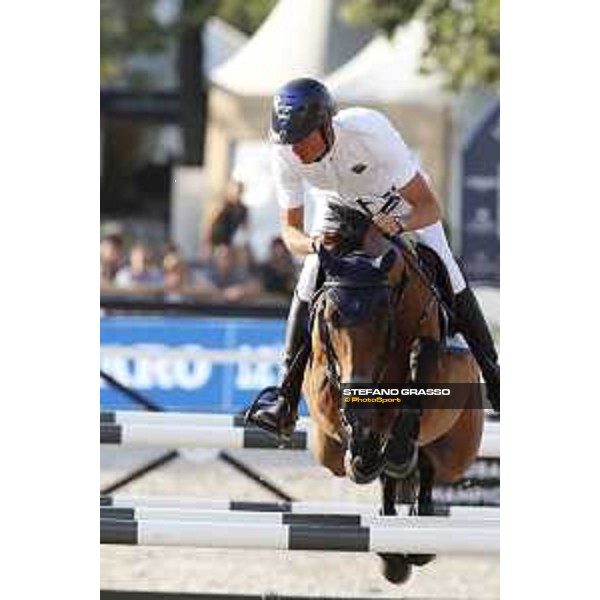 LGCT of Paris Eiffel - Class 11 - Christian Ahlmann (GER) on Ailina 6 - Paris Eiffel, Champ de Mars, 6 July 2018 - ph.Stefano Grasso/LGCT