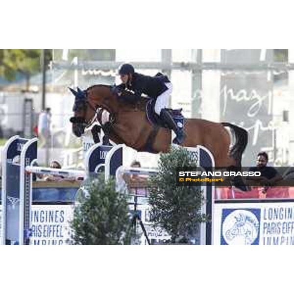 LGCT of Paris Eiffel - Class 11 - Kevin Staut (FRA) on Lorenzo - Paris Eiffel, Champ de Mars, 6 July 2018 - ph.Stefano Grasso/LGCT