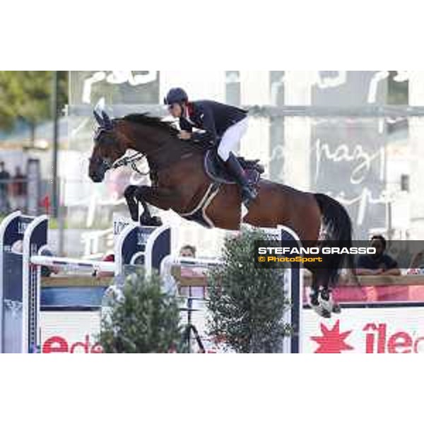 LGCT of Paris Eiffel - Class 11 - Kevin Staut (FRA) on Lorenzo - Paris Eiffel, Champ de Mars, 6 July 2018 - ph.Stefano Grasso/LGCT