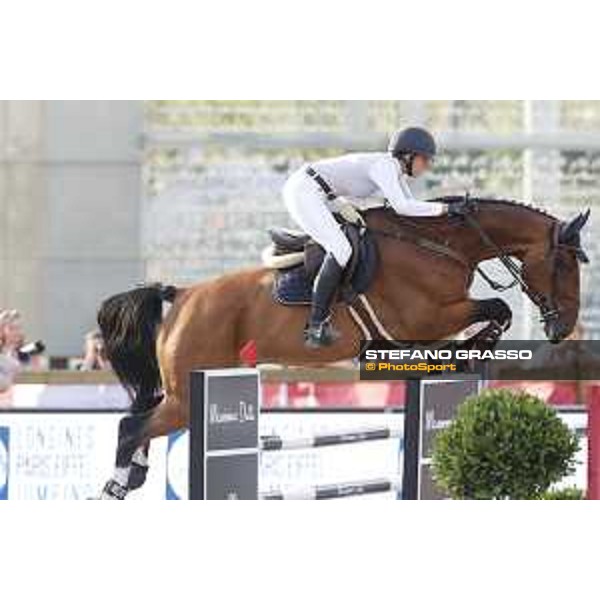LGCT of Paris Eiffel - Class 11 - Anna Kellnerova (CZE) on Balguero - Paris Eiffel, Champ de Mars, 6 July 2018 - ph.Stefano Grasso/LGCT
