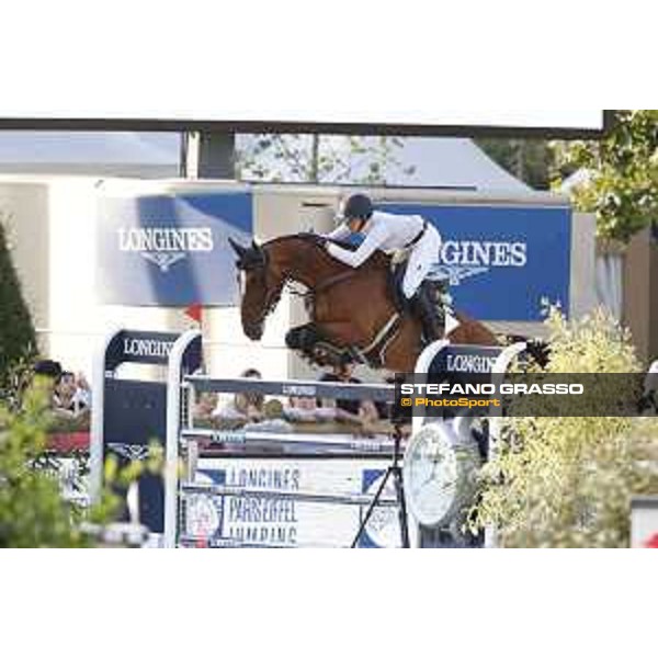 LGCT of Paris Eiffel - Class 11 - Anna Kellnerova (CZE) on Balguero - Paris Eiffel, Champ de Mars, 6 July 2018 - ph.Stefano Grasso/LGCT