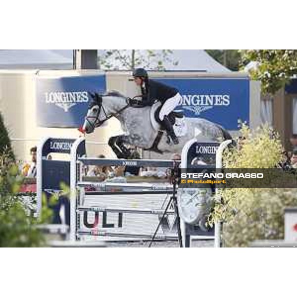 LGCT of Paris Eiffel - Class 11 - Elizabeth Madden (USA) on Con Taggio - Paris Eiffel, Champ de Mars, 6 July 2018 - ph.Stefano Grasso/LGCT