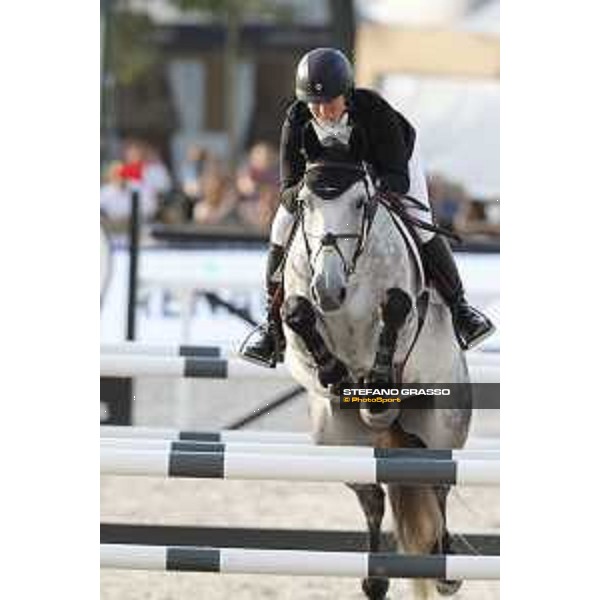 LGCT of Paris Eiffel - Class 11 - Elizabeth Madden (USA) on Con Taggio - Paris Eiffel, Champ de Mars, 6 July 2018 - ph.Stefano Grasso/LGCT
