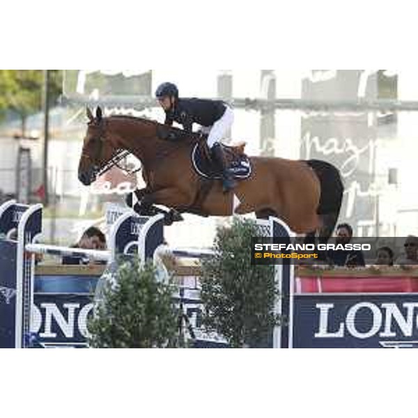 LGCT of Paris Eiffel - Class 11 - Jane Richard Philips (SUI) on Izmir van de Bayenne - Paris Eiffel, Champ de Mars, 6 July 2018 - ph.Stefano Grasso/LGCT
