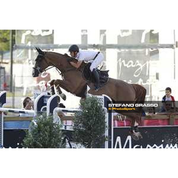 LGCT of Paris Eiffel - Class 11 - Eduardo Alvarez Aznar (ESP) on Seringat - Paris Eiffel, Champ de Mars, 6 July 2018 - ph.Stefano Grasso/LGCT