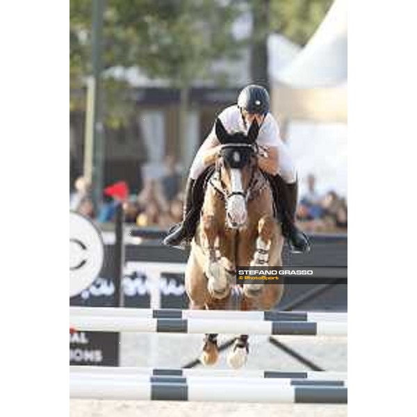 LGCT of Paris Eiffel - Class 11 - Eduardo Alvarez Aznar (ESP) on Seringat - Paris Eiffel, Champ de Mars, 6 July 2018 - ph.Stefano Grasso/LGCT