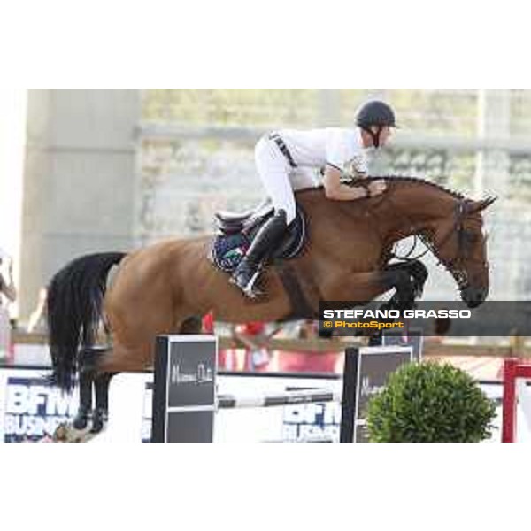 LGCT of Paris Eiffel - Class 11 - Niels Bruynseels (BEL) on Delux van T & L - Paris Eiffel, Champ de Mars, 6 July 2018 - ph.Stefano Grasso/LGCT