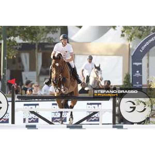 LGCT of Paris Eiffel - Class 11 - Niels Bruynseels (BEL) on Delux van T & L - Paris Eiffel, Champ de Mars, 6 July 2018 - ph.Stefano Grasso/LGCT