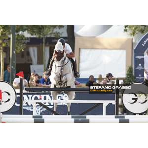 LGCT of Paris Eiffel - Class 11 - Rene Lopez (COL) on Big Brother - Paris Eiffel, Champ de Mars, 6 July 2018 - ph.Stefano Grasso/LGCT