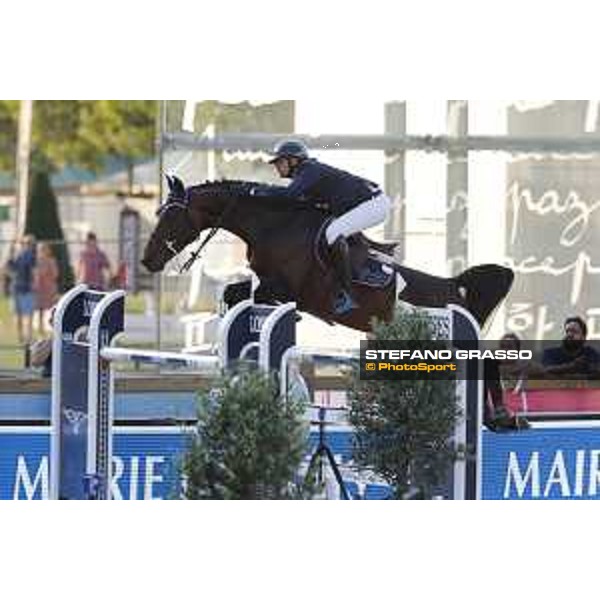 LGCT of Paris Eiffel - Class 11 - Mathieu Billot (FRA) on Unik d\'Ick - Paris Eiffel, Champ de Mars, 6 July 2018 - ph.Stefano Grasso/LGCT