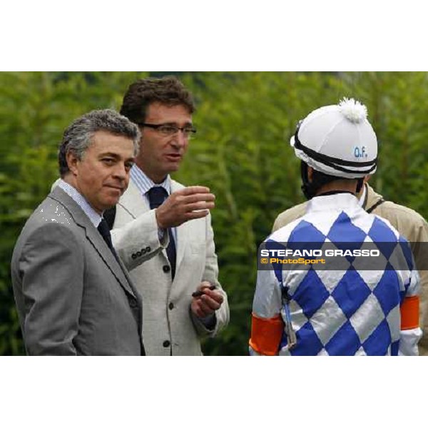 Andrea Scarpellini with Otello Fancera and Fabrizio and Luigi Camici Milan San Siro, 15th june 2008 ph. Stefano Grasso