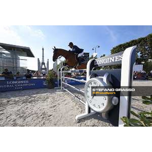LGCT of Paris Eiffel - Class 11 - Philippe Rozier (FRA) on Cristallo A LM - Paris Eiffel, Champ de Mars, 6 July 2018 - ph.Stefano Grasso/LGCT
