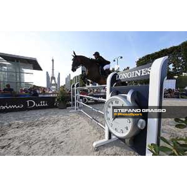 LGCT of Paris Eiffel - Class 11 - Gregory Cottard (FRA) on Urhelia Lutterbach - Paris Eiffel, Champ de Mars, 6 July 2018 - ph.Stefano Grasso/LGCT