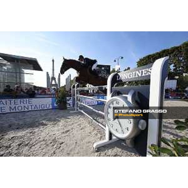 LGCT of Paris Eiffel - Class 11 - Julien Epaillard (FRA) on Virtuose Champeix - Paris Eiffel, Champ de Mars, 6 July 2018 - ph.Stefano Grasso/LGCT