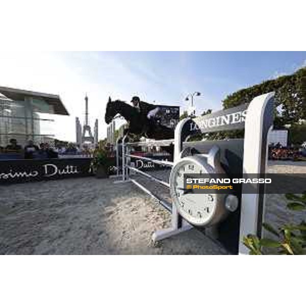 LGCT of Paris Eiffel - Class 11 - Simon Delestre (FRA) on Chadino - Paris Eiffel, Champ de Mars, 6 July 2018 - ph.Stefano Grasso/LGCT