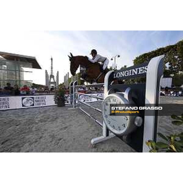 LGCT of Paris Eiffel - Class 11 - Anna Kellnerova (CZE) on Balguero - Paris Eiffel, Champ de Mars, 6 July 2018 - ph.Stefano Grasso/LGCT