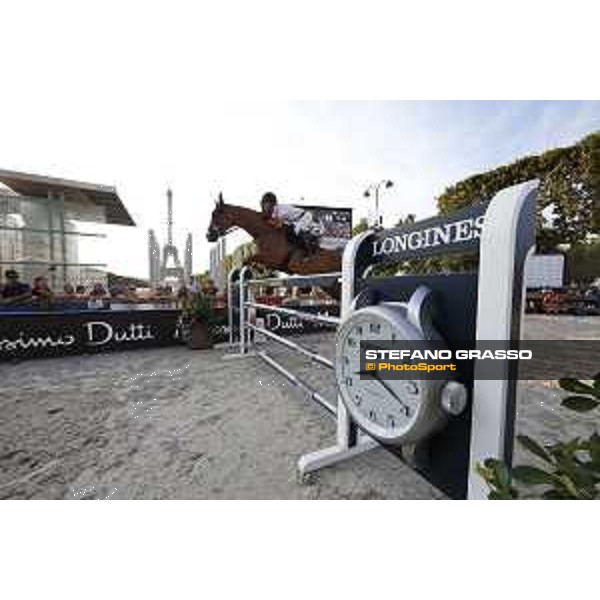 LGCT of Paris Eiffel - Class 11 - Eduardo Alvarez Aznar (ESP) on Seringat - Paris Eiffel, Champ de Mars, 6 July 2018 - ph.Stefano Grasso/LGCT