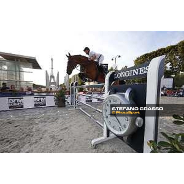 LGCT of Paris Eiffel - Class 11 - Niels Bruynseels (BEL) on Delux van T & L - Paris Eiffel, Champ de Mars, 6 July 2018 - ph.Stefano Grasso/LGCT