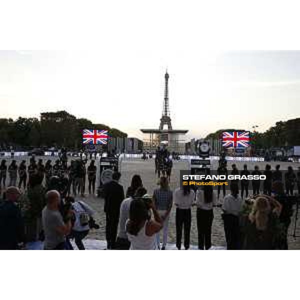 LGCT of Paris Eiffel - Class 11 - Prize giving ceremony Ben Maher (GBR) on Explosion W - Paris Eiffel, Champ de Mars, 6 July 2018 - ph.Stefano Grasso/LGCT
