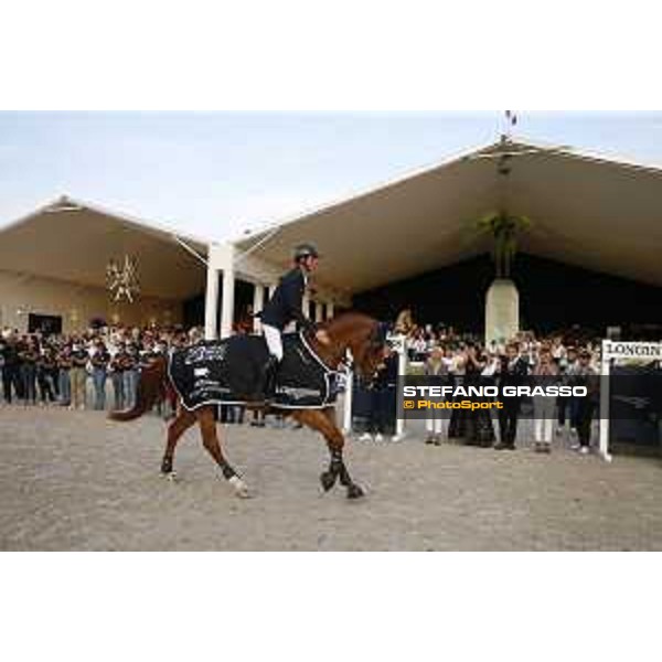 LGCT of Paris Eiffel - Class 11 - Prize giving ceremony Ben Maher (GBR) on Explosion W - Paris Eiffel, Champ de Mars, 6 July 2018 - ph.Stefano Grasso/LGCT