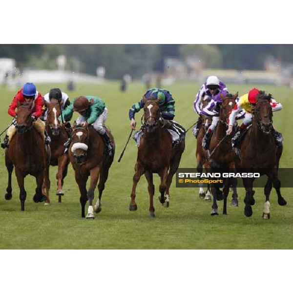 Royal Ascot -1st day - at right Johnny Murtagh on Haradasun wins the Queen Anne Stakes beating Christophe Soumillon on Darjina Ascot, 17th june 2008 ph. Stefano Grasso